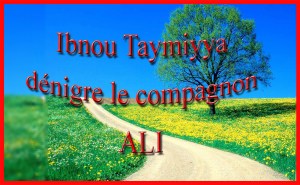 ibn taymiyyah dénigre 'Ali